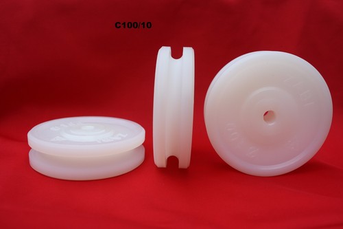 100mm round groove nylon - round,