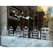 Christmas Village Window