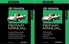 2005 Toyota MR-2 Shop Service Repair Manual