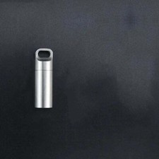 3PCS Waterproof Pill Box Case Bottle Container Keyring Medicine Capsule Holders