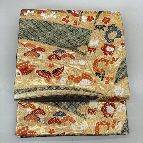 Japanese fukuro obi gold - fukuro,