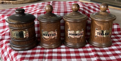 Set vintage french wooden - 4,