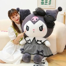 40CM Oversized Sanrio Hello Kitty Kuromi Melody Stuffed Toys Soft Throw Pillow