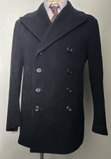 1940s Men’s Navy Blue DB Pea