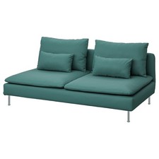 Ikea Soderhamn 3-Seat full Sofa cover in Kelinge grey-turquoise 905.673.57 NEW 