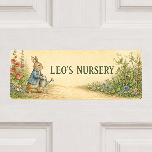 Personalised rabbit nursery - personalised,