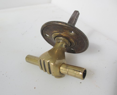 Antique brass safe handle - brass,
