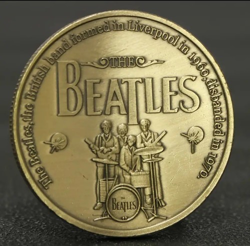 The beatles coin beautiful - beatles, coin.