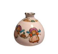 MOORE BROS ANTIQUE FESTIVE CHRISTMAS MINIATURE VASE CHRISTMAS PUDDING GOODWILL