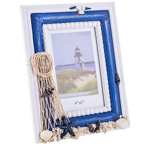 Wood nautical photo holder - wood,