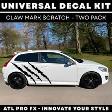 Large Claw Mark Car Side