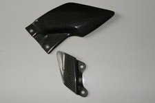 CARBON FIBRE Heel Plates Honda CBR 1000 RR Fireblade 08 to 16