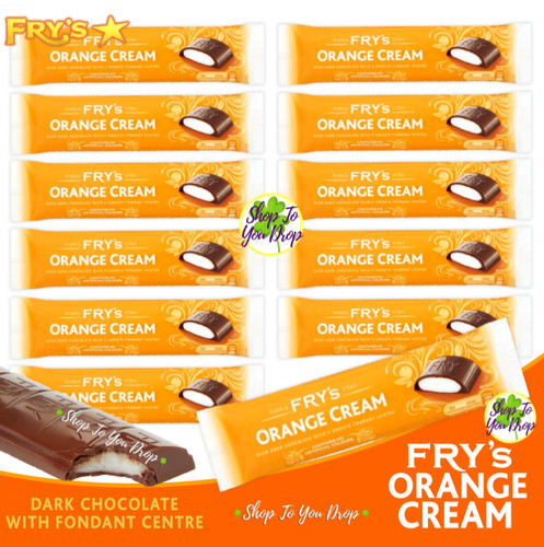 Frys orange cream - orange, bars