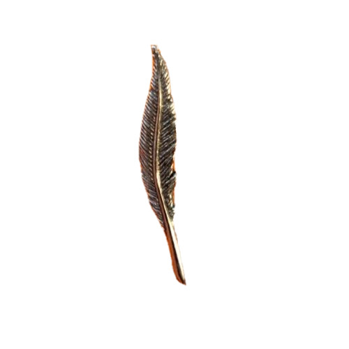 Quill pen pin - badge, made