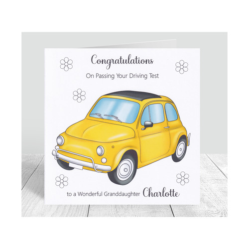 Personalised just passed - personalised,