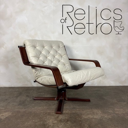 Scandinavian swivel leather - swivel,