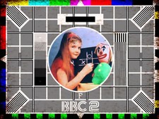 BBC Test Card advertising