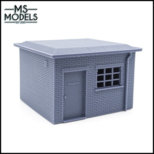 Brick pumping room house - brick,