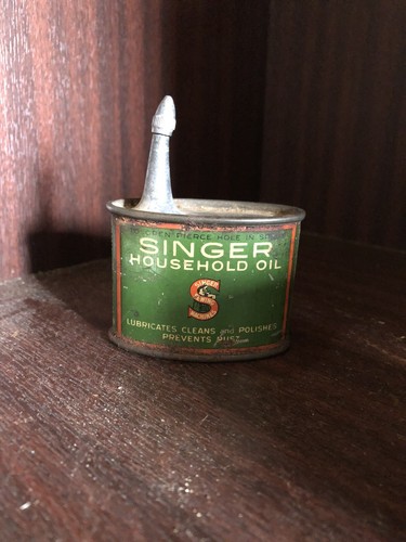 Old singer oil can - singer,