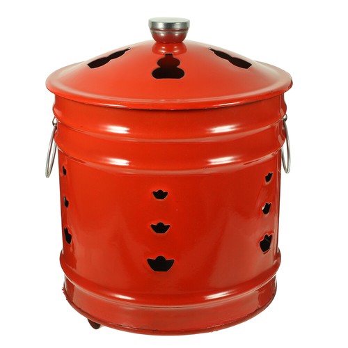 Metal garden furnace - garden,
