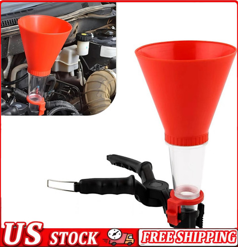 Automotive fuel funnel self - fuel,