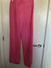 Zara Pink Wide-Leg Trousers