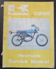 KAWASAKI KM100 GENUINE FACTORY OFFICIAL  WORKSHOP SERVICE MANUAL PRE-OWNED