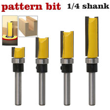1/4 Shank Top Bearing Woodworking Milling Cutter Bearing Flush Trim Router Bit
