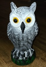 Fake Owl Sculpture Figure for