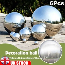 6Pcs Steel Silver Mirror