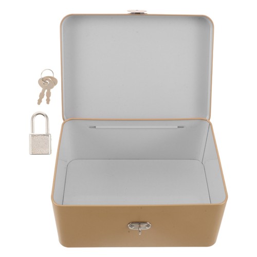 Small locking box metal - small,