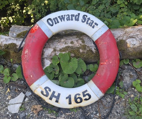 Vintage nautical life ring - life,