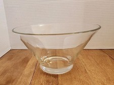 Clear Glass Fluted 6" Tall