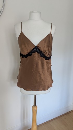 New look brown 100 silk - new,