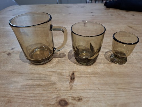 Vintage retro smoked brown - retro,