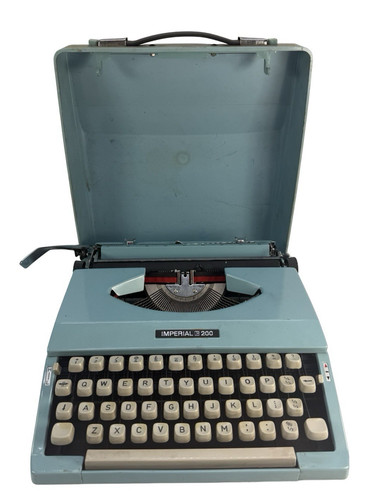 Vintage portable typewriter - vintage,