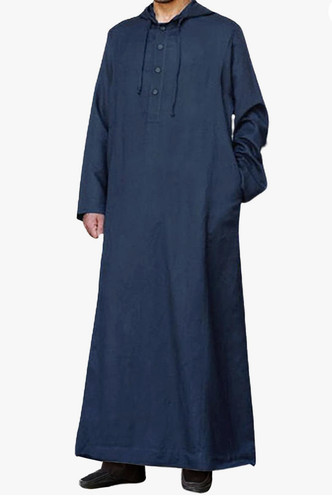 Men kaftan abaya hooded - men's,