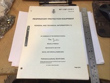 RAF Air Publication AP119F-1210-1 Respiratory Protection Equipment 1992