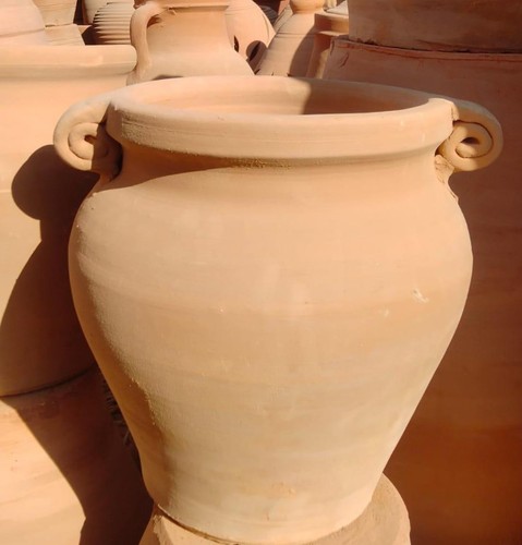 Terracotta classic amphora