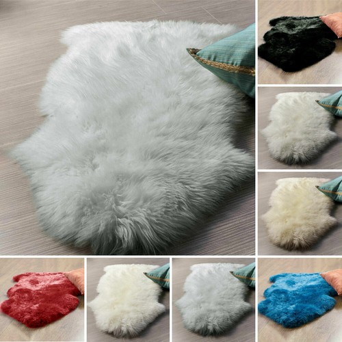 Faux fur fluffy sheepskin rugs - fur,