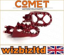 Kawasaki KX500 1993-2003 [JustMX Red Anodised Motocross MX Studded Footpegs]