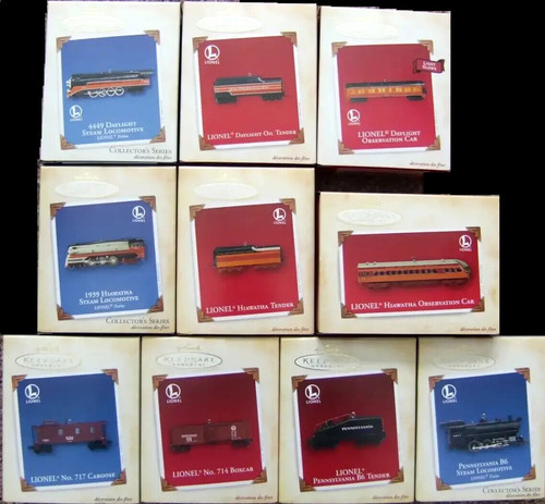 Hallmark lot lionel train - lot,