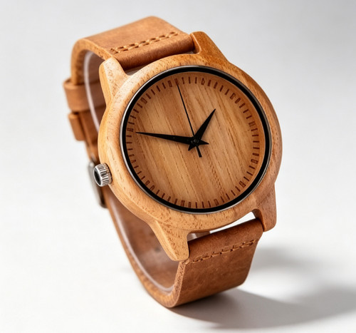 Men handmade wooden watch - handmade,
