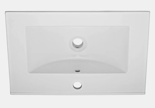 White gloss ceramic inset - white,