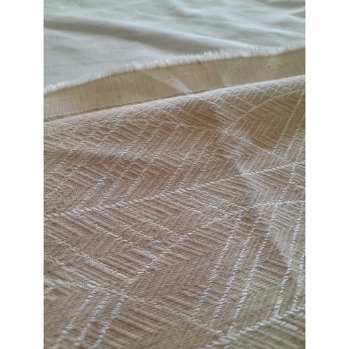 Beige material offcut curtains - beige,
