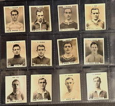 GODFREY PHILLIPS PINNACE FOOTBALL CARDS 1921-1922 JOB LOT/BUNDLE x 12 CARDS