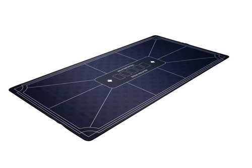 Poker mat blue - poker,