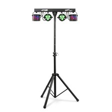 Max PartyBar12 Disco Party Lights - LED Light Bar with Stand & Strobe Effects