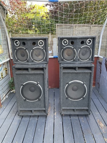 Pair vintage disco speakers - of,