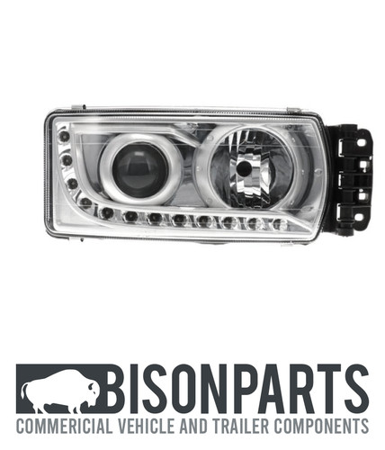 Manual adjust headlamp with - "manual,